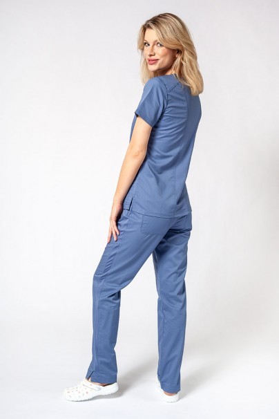 Women's Maevn EON Sport Sporty & Comfy classic scrubs set infinity blue-2