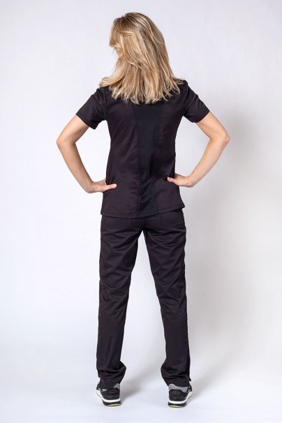 Women's Maevn EON Sport Sporty & Comfy classic scrubs set black-1