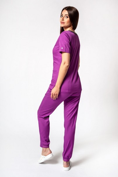 Women's Maevn Matrix Contrast scrubs set dahlia-2