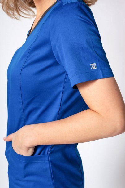 Women's Maevn Matrix Contrast scrubs set royal blue-7