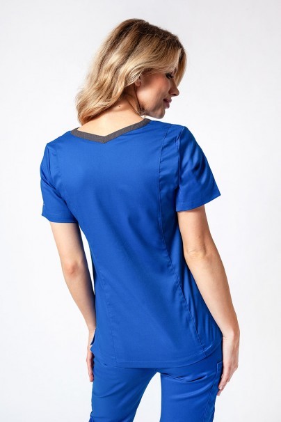 Women's Maevn Matrix Contrast scrubs set royal blue-3