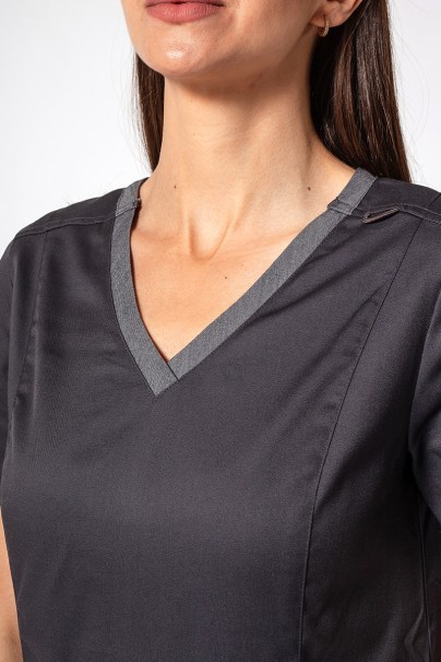 Women's Maevn Matrix Contrast scrubs set pewter-4