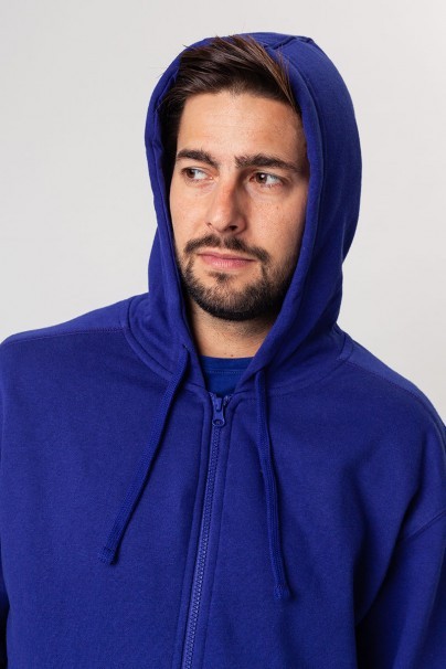 Men’s Malifni Trendy Zipper hoodie royal blue-3