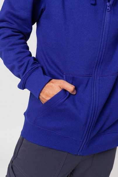 Men’s Malifni Trendy Zipper hoodie royal blue-4