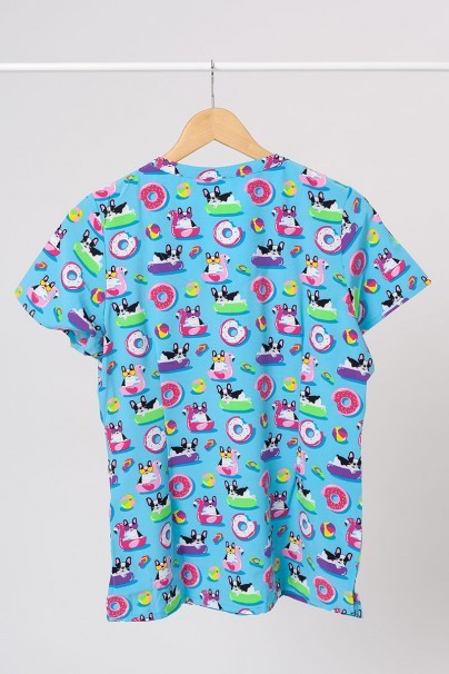 Women’s Maevn Prints scrub top French Riviera-2