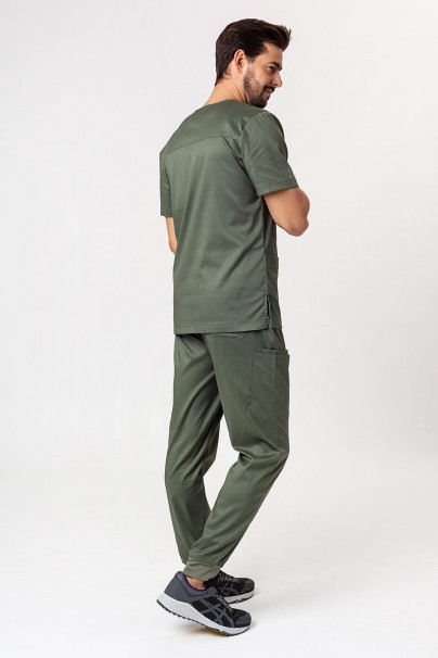 Men's Maevn Matrix scrub jogger trousers olive-3