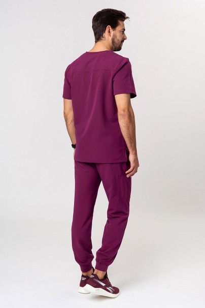 Men’s Maevn Matrix Pro scrubs set wine-2