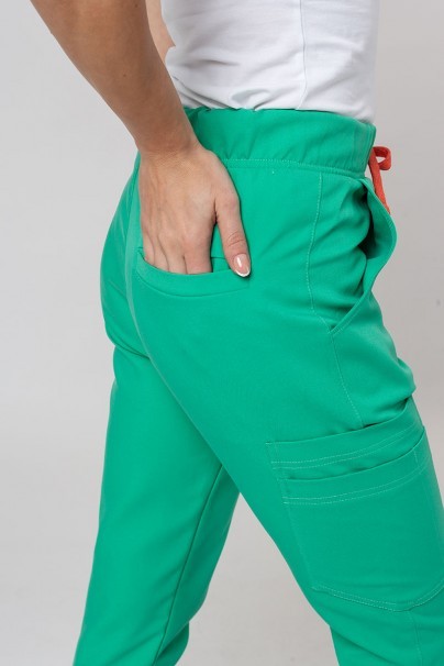 Women's Sunrise Uniforms Premium Chill jogger scrub trousers light green-4