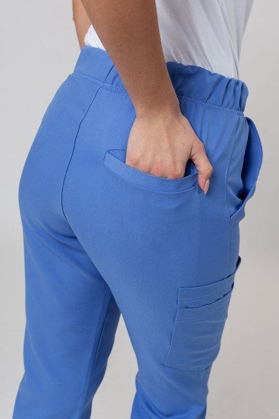 Women's Sunrise Uniforms Premium scrubs set (Joy top, Chill trousers) blue-10