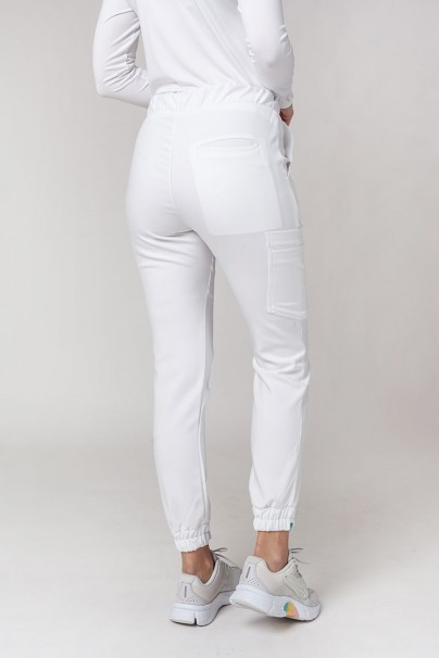 Women's Sunrise Uniforms Premium scrubs set (Joy top, Chill trousers) white-7