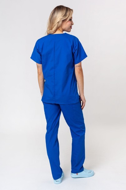 Women's Cherokee Originals scrubs set (V-neck top, N.Rise trousers) royal blue-1