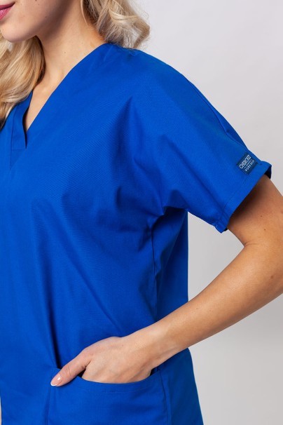 Women's Cherokee Originals scrubs set (V-neck top, N.Rise trousers) royal blue-5
