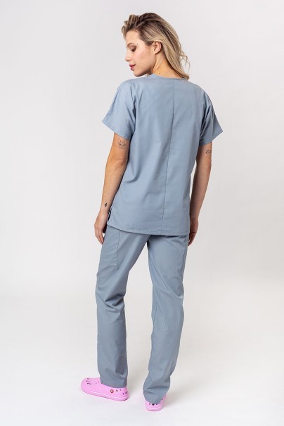 Women's Cherokee Originals scrubs set (V-neck top, N.Rise trousers) grey-2