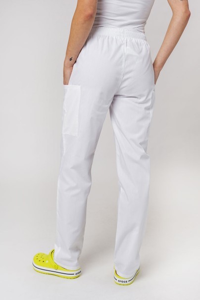 Women's Cherokee Originals scrubs set (V-neck top, N.Rise trousers) white-8