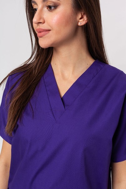 Women's Cherokee Originals scrubs set (V-neck top, N.Rise trousers) grape-4