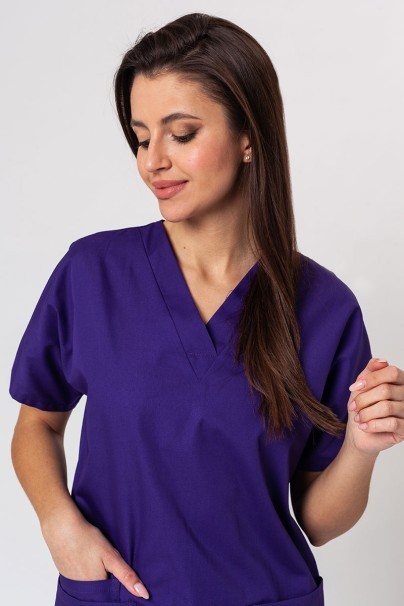 Women's Cherokee Originals scrubs set (V-neck top, N.Rise trousers) grape-7