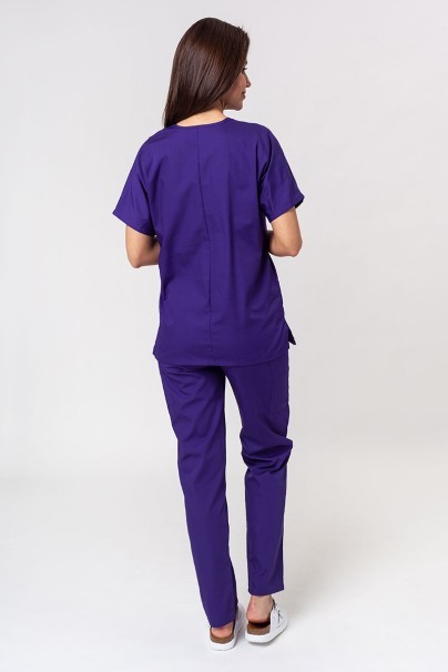 Women's Cherokee Originals scrubs set (V-neck top, N.Rise trousers) grape-2