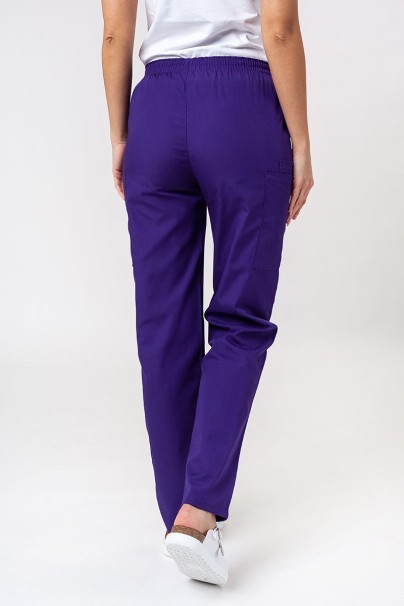 Women's Cherokee Originals scrubs set (V-neck top, N.Rise trousers) grape-9