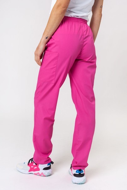 Women's Cherokee Originals scrubs set (V-neck top, N.Rise trousers) shocking pink-8
