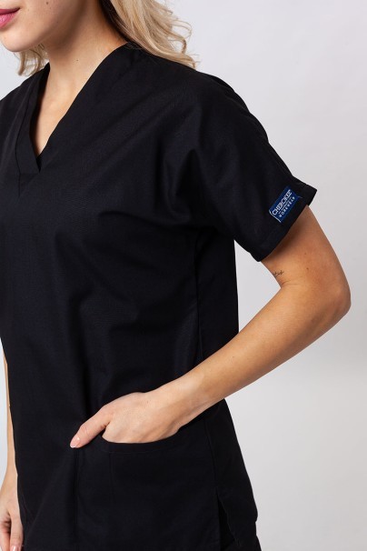 Women's Cherokee Originals scrubs set (V-neck top, N.Rise trousers) black-4