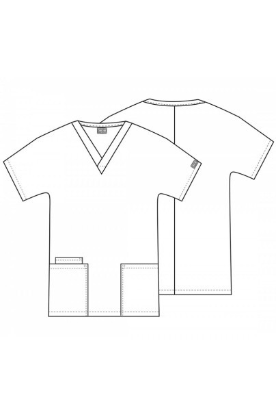 Women's Cherokee Originals scrubs set (V-neck top, N.Rise trousers) black-11