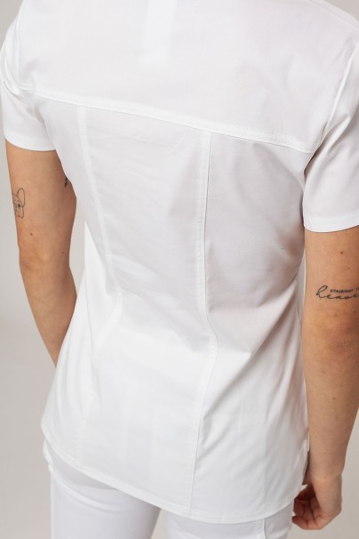 Women's Cherokee Core Stretch scrubs set (Core top, Mid Rise trousers) white-5