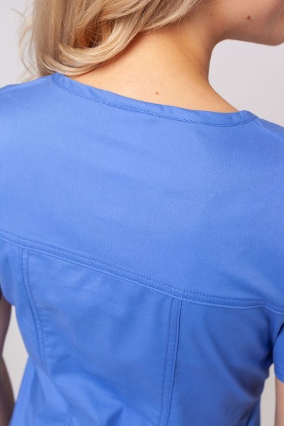 Women's Cherokee Core Stretch scrubs set (Core top, Mid Rise trousers) ceil blue-12