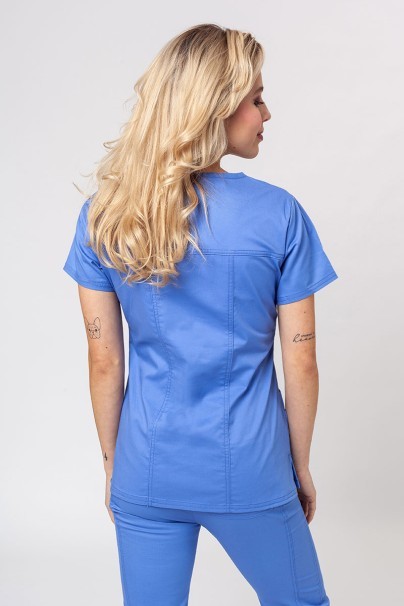 Women's Cherokee Core Stretch scrubs set (Core top, Mid Rise trousers) ceil blue-8
