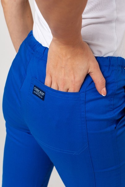 Women's Cherokee Core Stretch scrubs set (Core top, Mid Rise trousers) royal blue-13