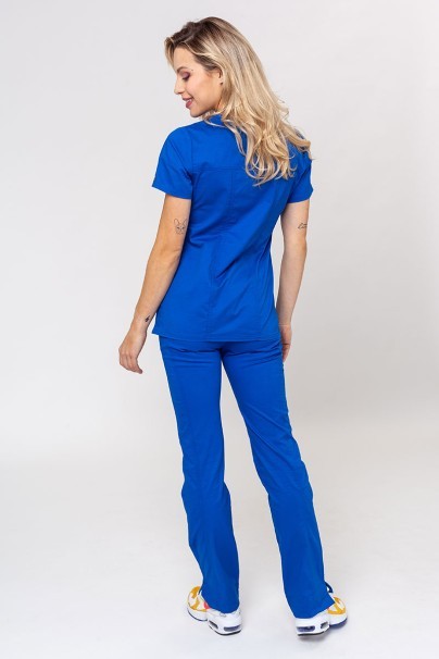 Women's Cherokee Core Stretch scrubs set (Core top, Mid Rise trousers) royal blue-2