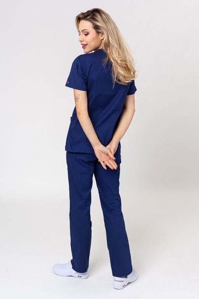 Women’s Dickies EDS Signature V-Neck scrub top navy-6