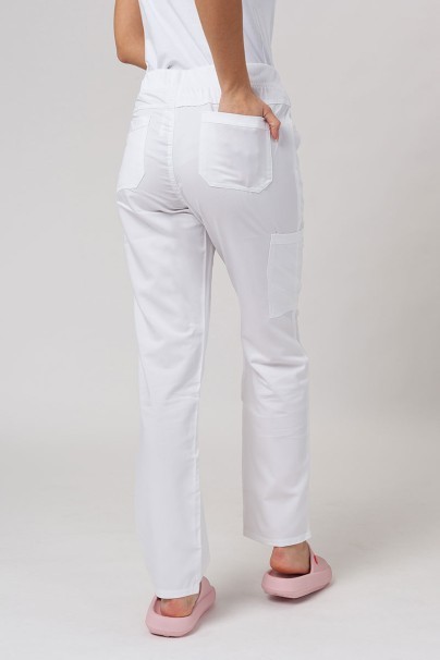 Women's Dickies Balance scrubs set (V-neck top, Mid Rise trousers) white-9