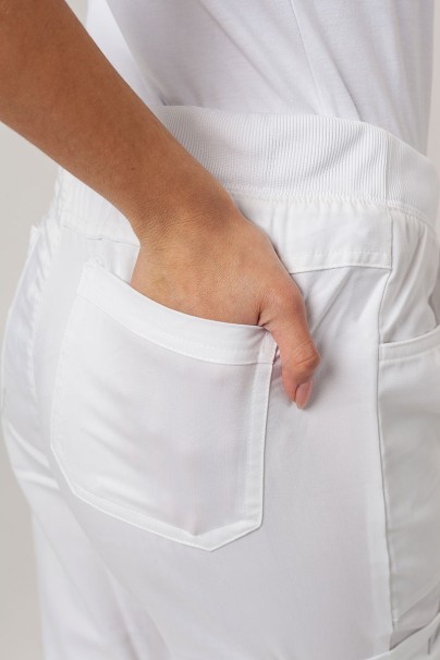 Women's Dickies Balance scrubs set (V-neck top, Mid Rise trousers) white-13