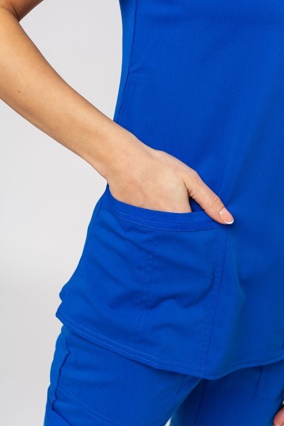 Women's Dickies Balance scrubs set (V-neck top, Mid Rise trousers) royal blue-6