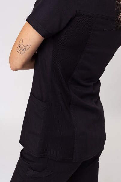 Women's Dickies Balance scrubs set (V-neck top, Mid Rise trousers) black-6