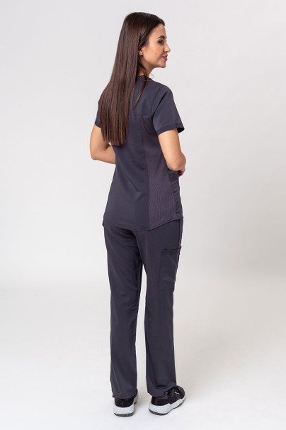 Women's Dickies Balance scrubs set (V-neck top, Mid Rise trousers) pewter-2