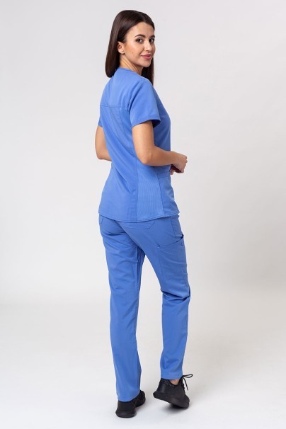 Women's Dickies Balance scrubs set (V-neck top, Mid Rise trousers) ceil blue-2