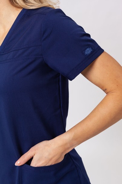 Women's Dickies Balance scrubs set (V-neck top, Mid Rise trousers) true navy-6