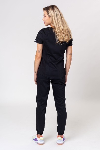 Women's Cherokee Revolution scrubs set (Active top, Jogger trousers) black-1