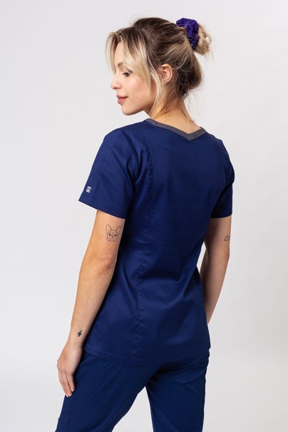 Women's Maevn Matrix Contrast scrubs set navy-3