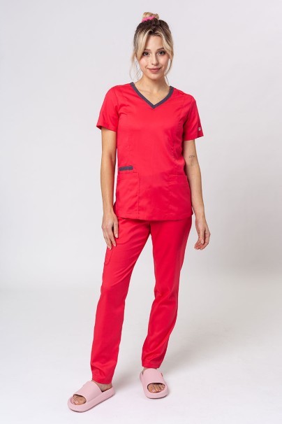 Women’s Maevn Matrix Contrast scrub top watermelon-6