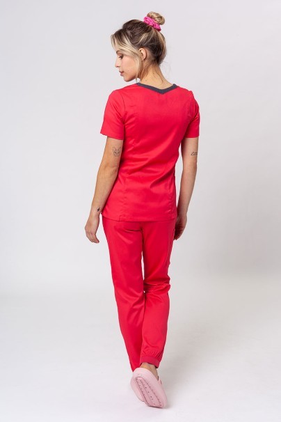 Women's Maevn Matrix Contrast scrubs set watermelon-2