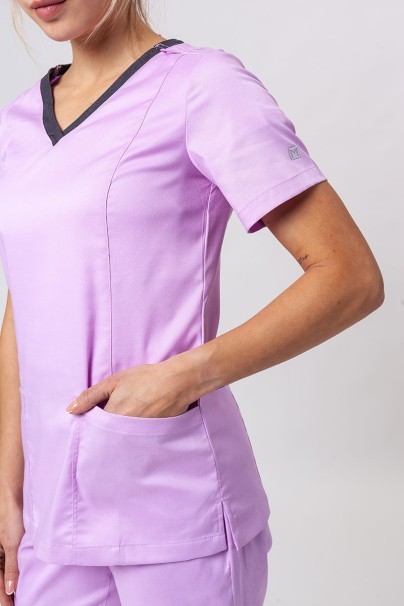 Women’s Maevn Matrix Contrast scrub top lavender-4