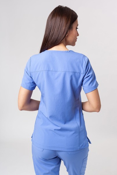 Women’s Maevn Momentum Asymetric scrub top ceil blue-2