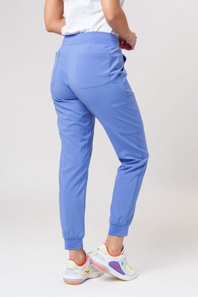 Women's Maevn Momentum scrubs set (Asymetric top, Jogger trousers) ceil blue-8