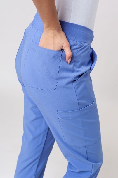 Women's Maevn Momentum scrubs set (Asymetric top, Jogger trousers) ceil blue-10