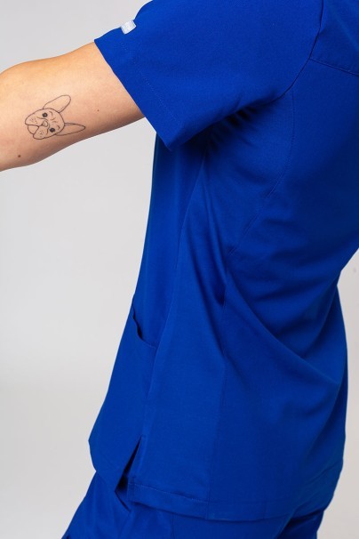 Women's Maevn Momentum scrubs set (Asymetric top, Jogger trousers) galaxy blue-6