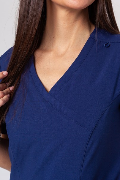 Women’s Maevn Momentum Asymetric scrub top navy-2