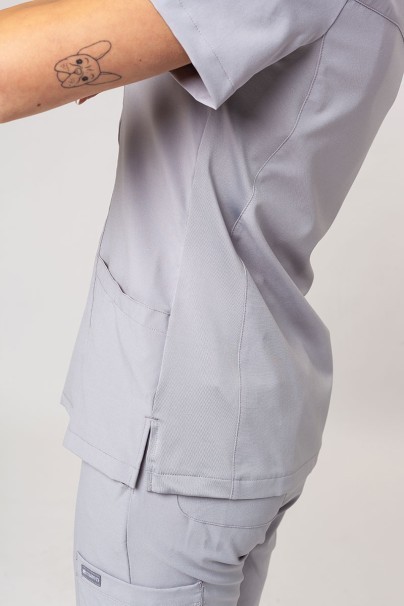 Women's Maevn Momentum scrubs set (Asymetric top, Jogger trousers) quiet grey-7