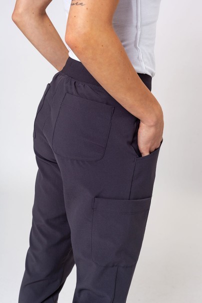 Women's Maevn Momentum scrubs set (Asymetric top, Jogger trousers) pewter-12